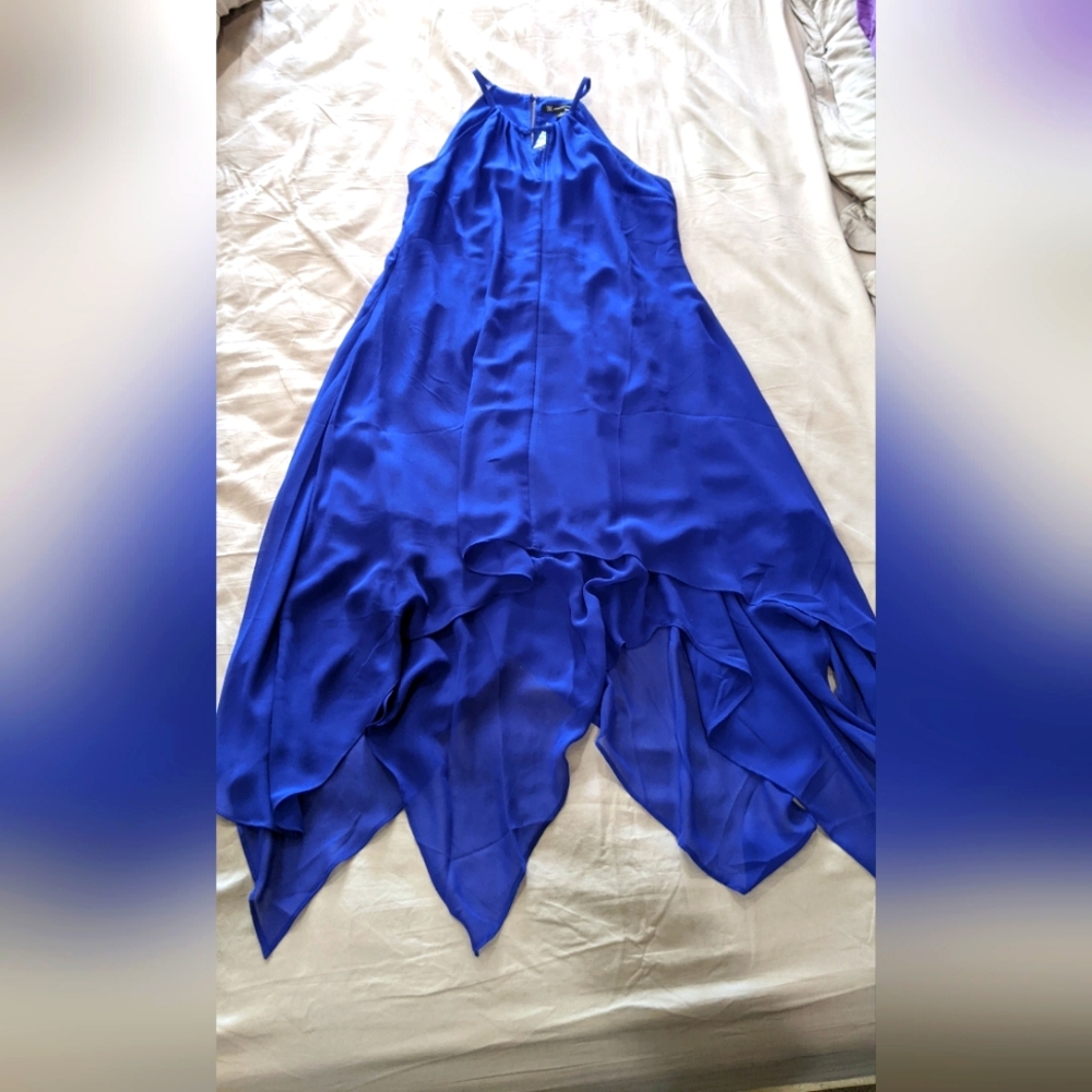 INC royal blue dress, never worn with tags